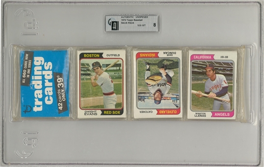 1970s-1984 Topps Baseball and Football Unopened Cello and Wax Packs Graded Collection (8 Different)